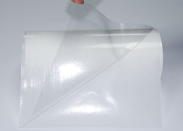 شفاف PO الساخنة ورقة لاصقة تذوب 48 / 96cm فيلم درجة حرارة منخفضة على نطاق واسع